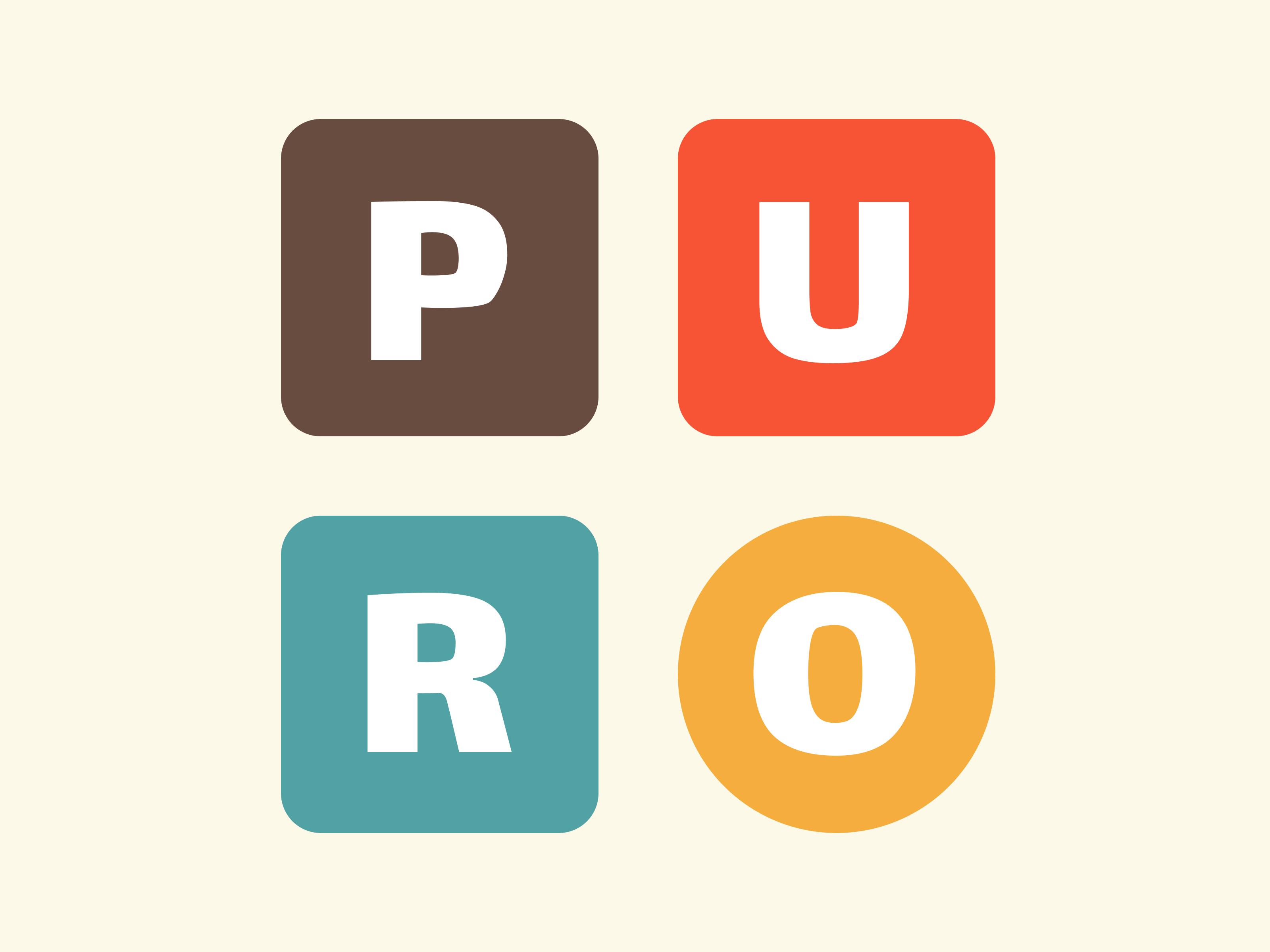 Logo of my app, PURO.